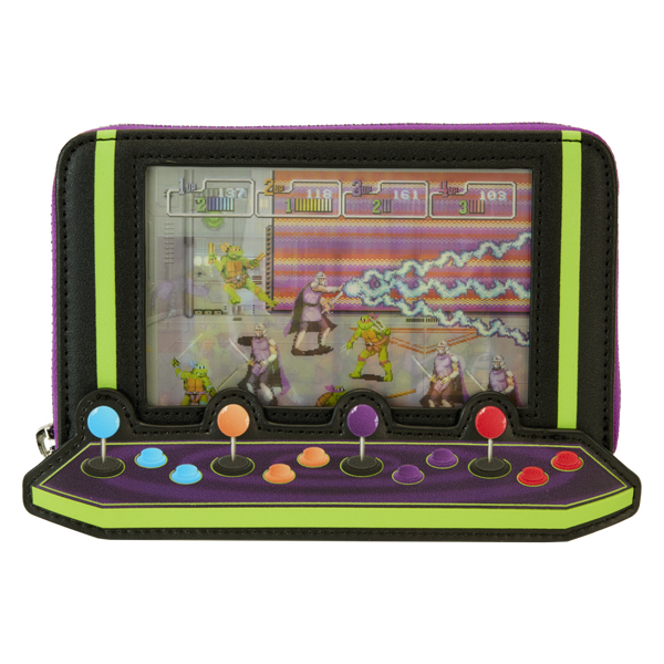 Teenage Mutant Ninja Turtles - Vintage Arcade Zip Around Wallet