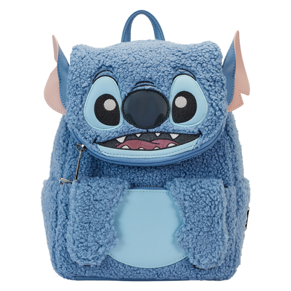 Lilo & Stitch - Stitch Plush Sherpa Cosplay Mini Backpack