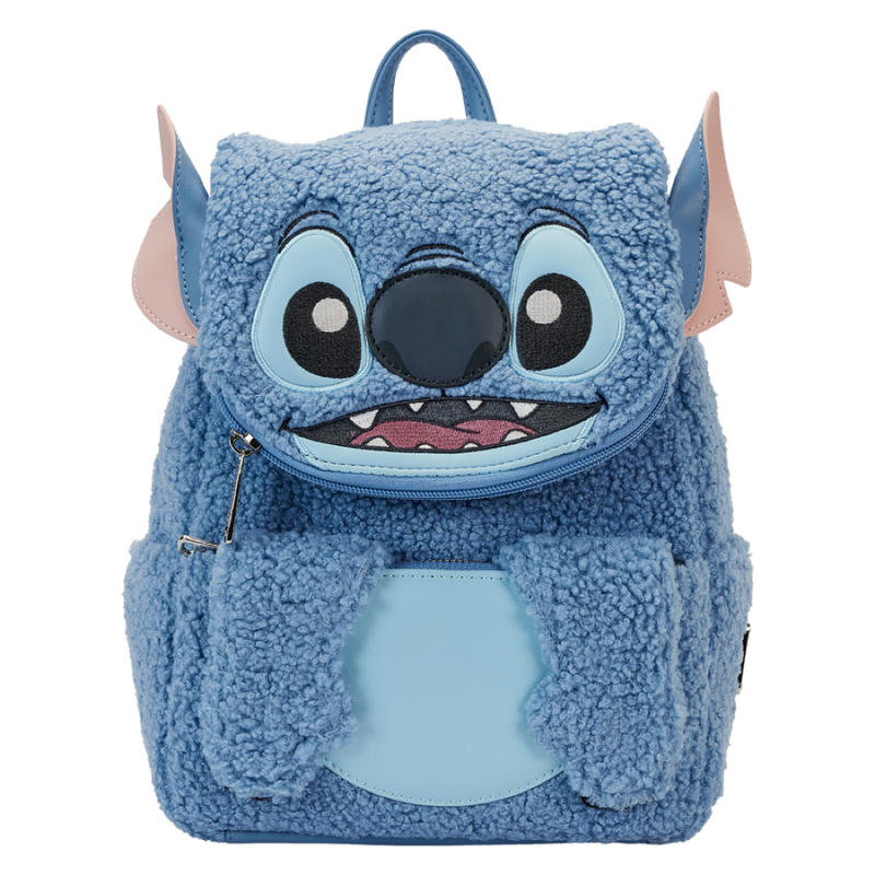 Lilo & Stitch - Stitch Plush Sherpa Cosplay Mini Backpack