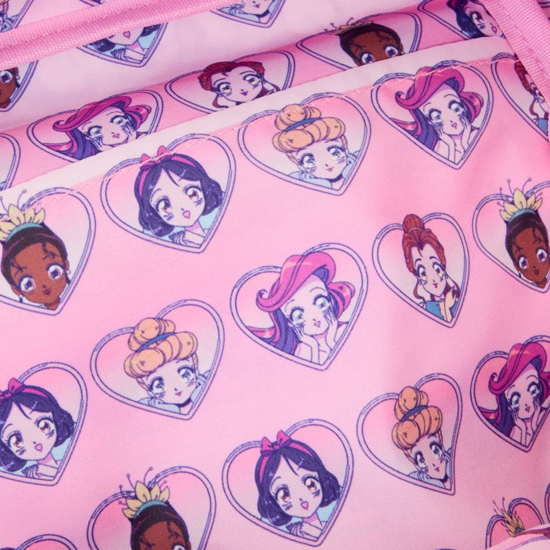 Disney Princess - Manga Style All-over-print Nylon Mini Backpack