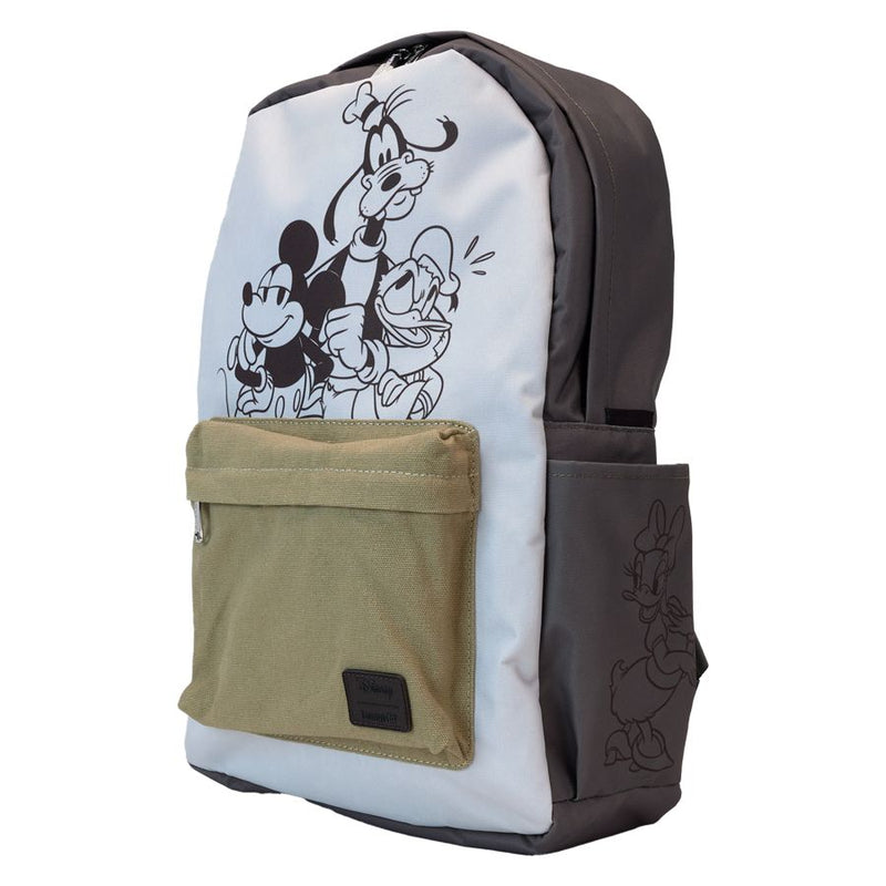 Mickey & Friends - Canvas & Nylon Full-Size Backpack