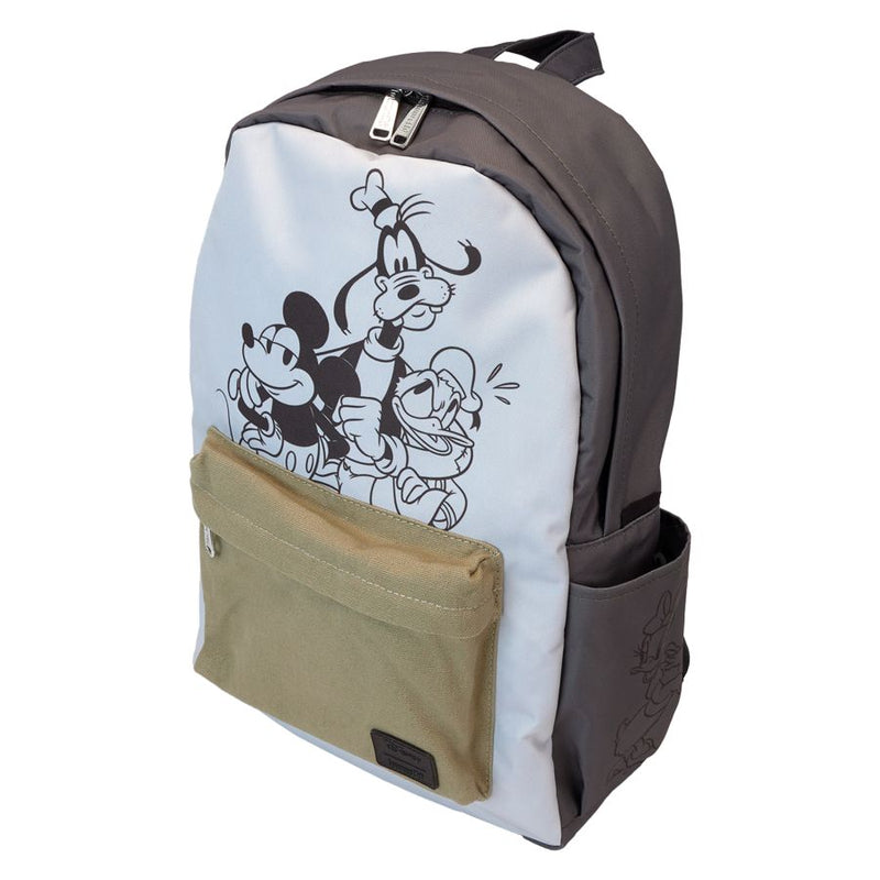 Mickey & Friends - Canvas & Nylon Full-Size Backpack