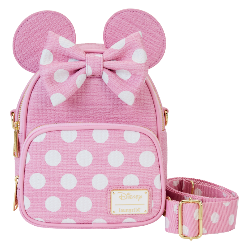 Disney - Minnie Straw Mini Convertible Bag / Backpack