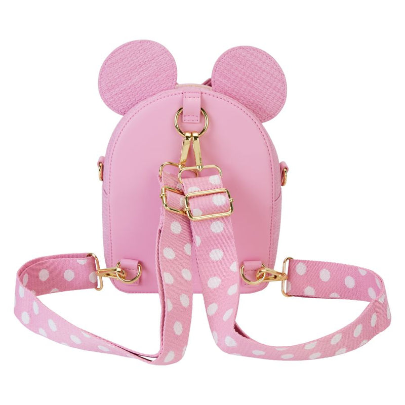 Disney - Minnie Straw Mini Convertible Bag / Backpack