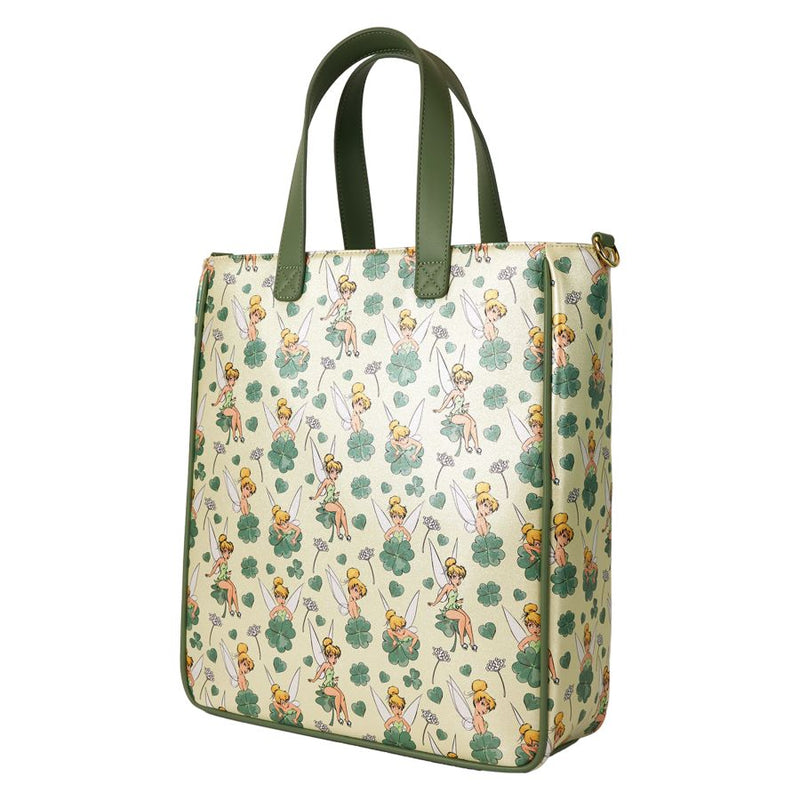 Disney - Tinker Bell 4-Leaf Clover Tote Bag with Coin Bag