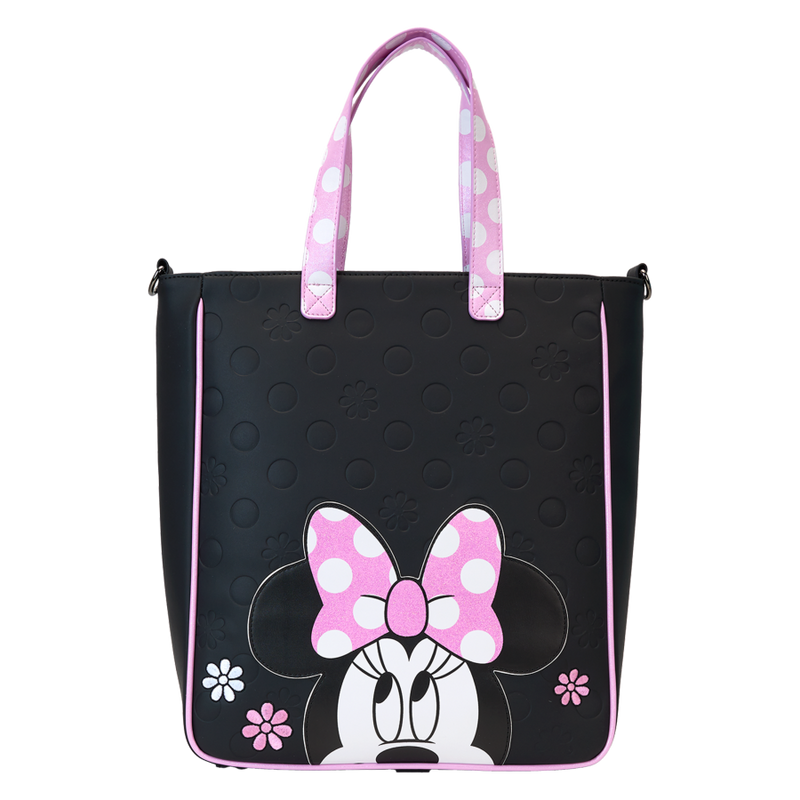 Disney - Minnie Floral Rock the Dots Tote Bag with Coin Bag