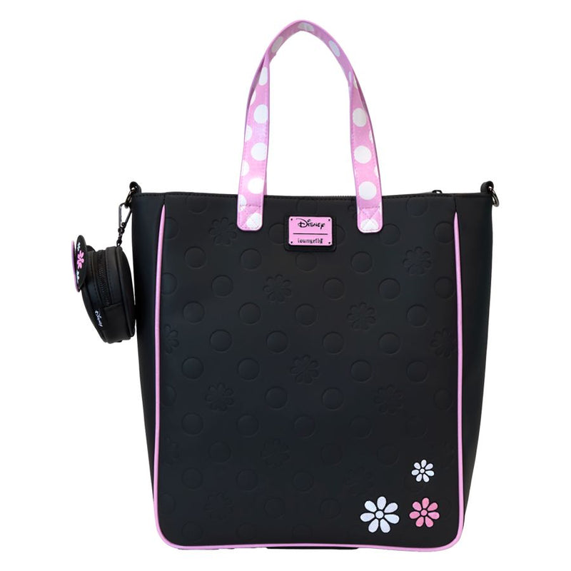 Disney - Minnie Floral Rock the Dots Tote Bag with Coin Bag