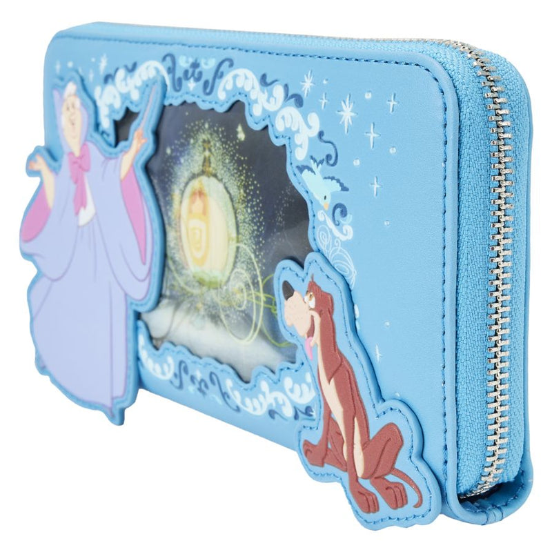 Cinderella - Princess Lenticular Zip Around Wallet Wristlet