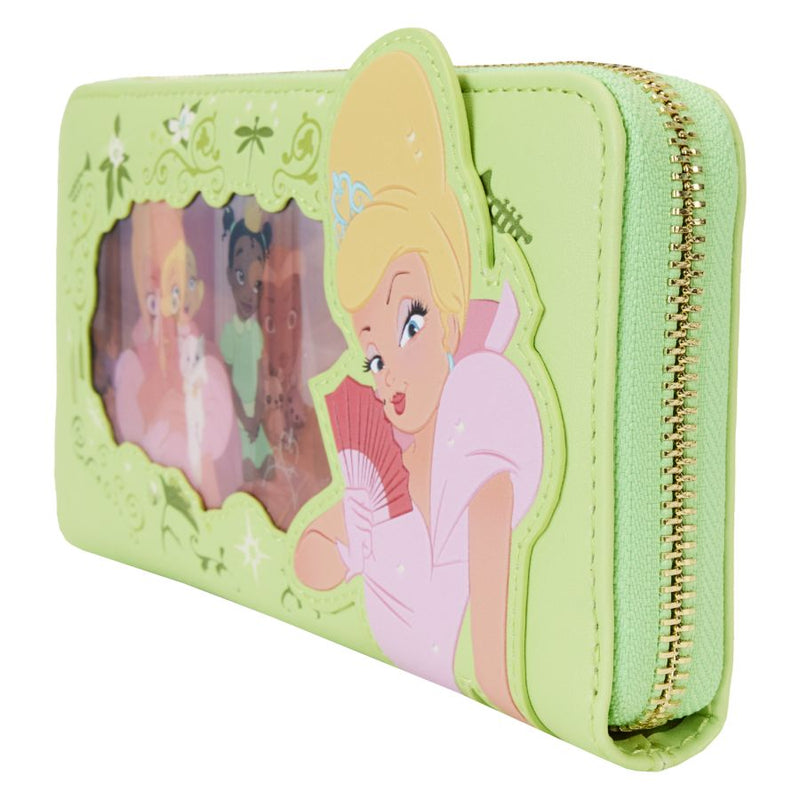 The Princess & The Frog - Tiana & Charlotte Lenticular Zip Around Wristlet