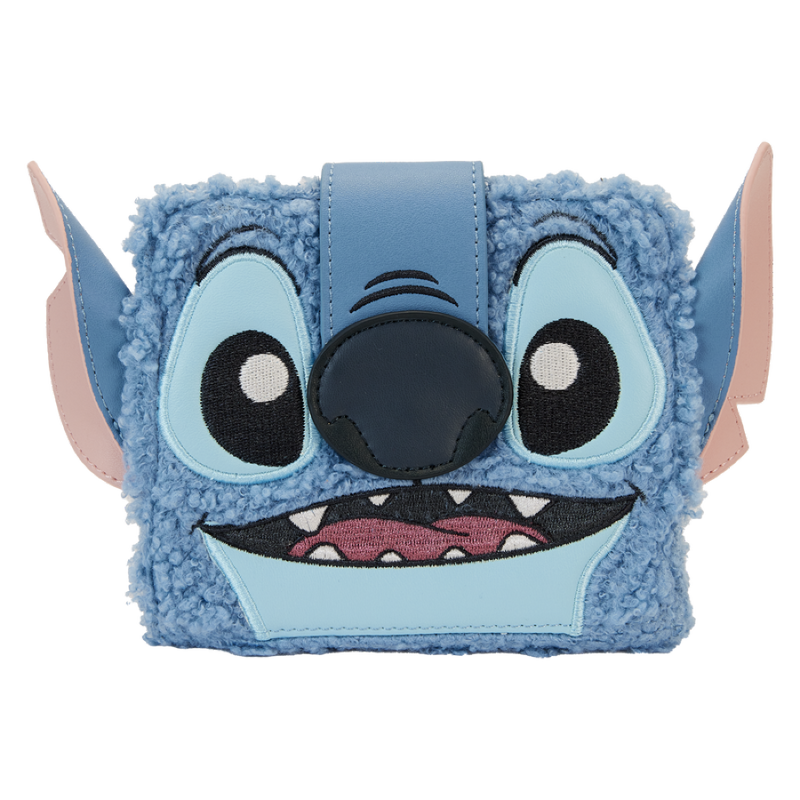 Lilo & Stitch - Stitch Plush Sherpa Cosplay Bifold Wallet