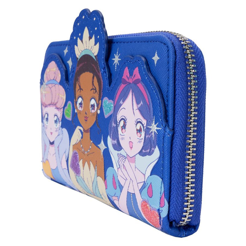 Disney Princess - Manga Style Zip Around Wallet Purse