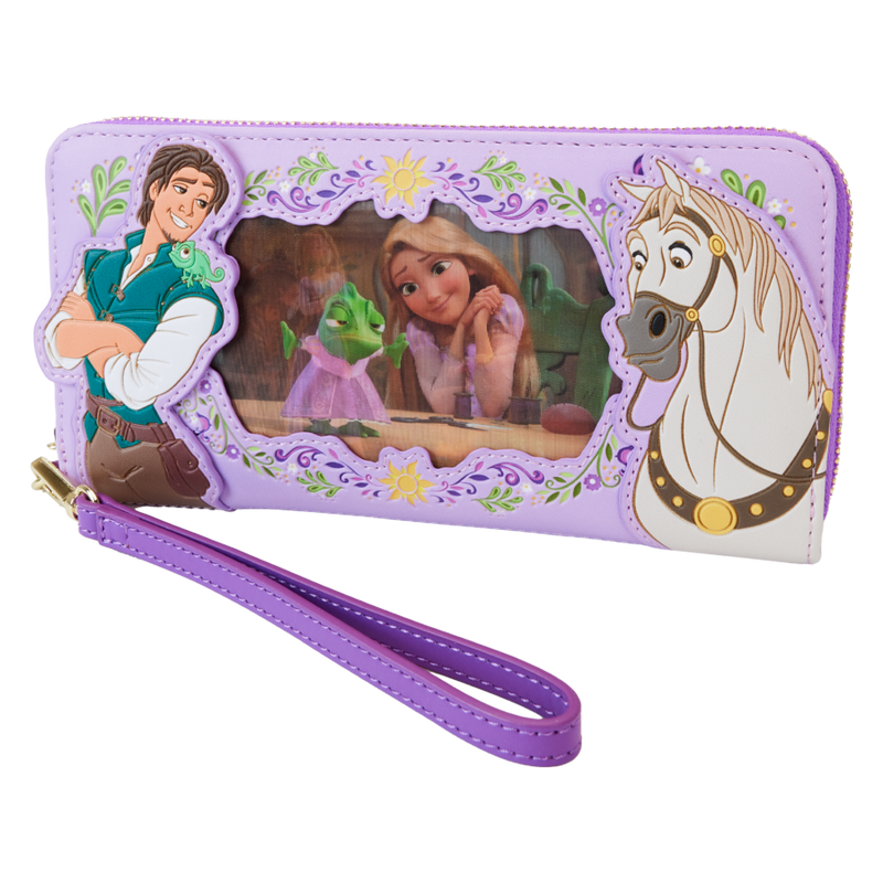 Disney Princess - Rapunzel Lenticular Wristlet Wallet Purse