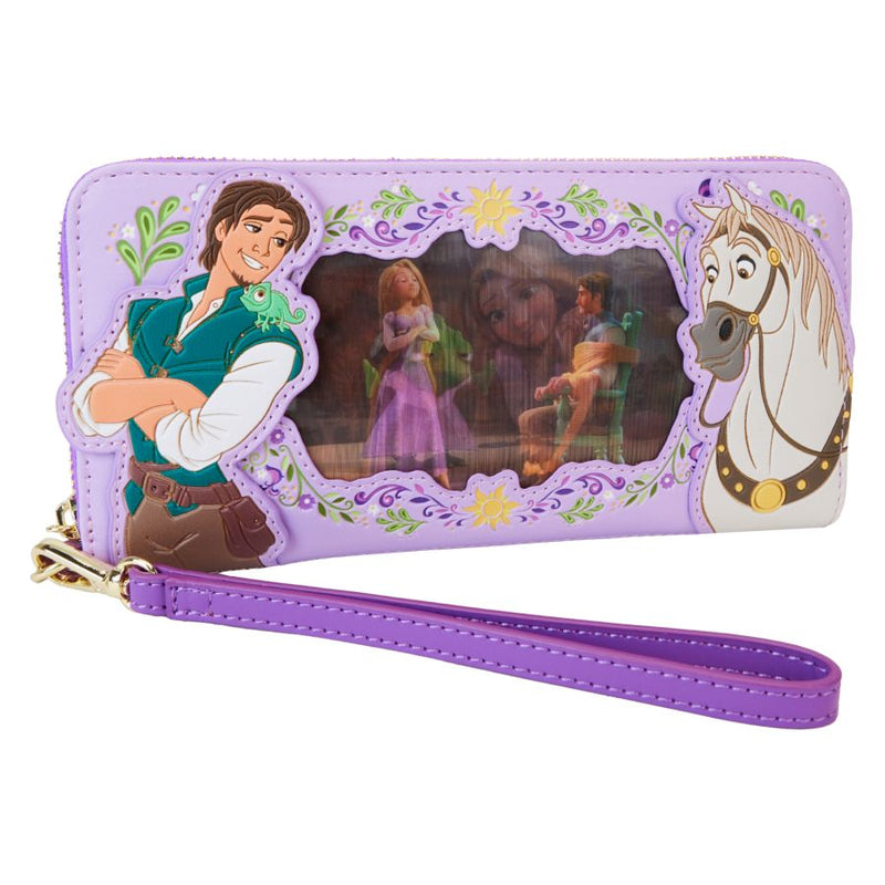 Disney Princess - Rapunzel Lenticular Wristlet Wallet Purse