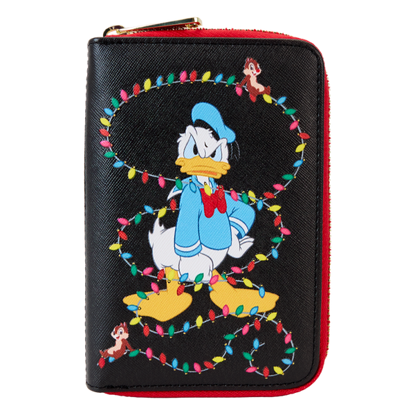 Disney - Donald wrapped in Lights Zip Wallet