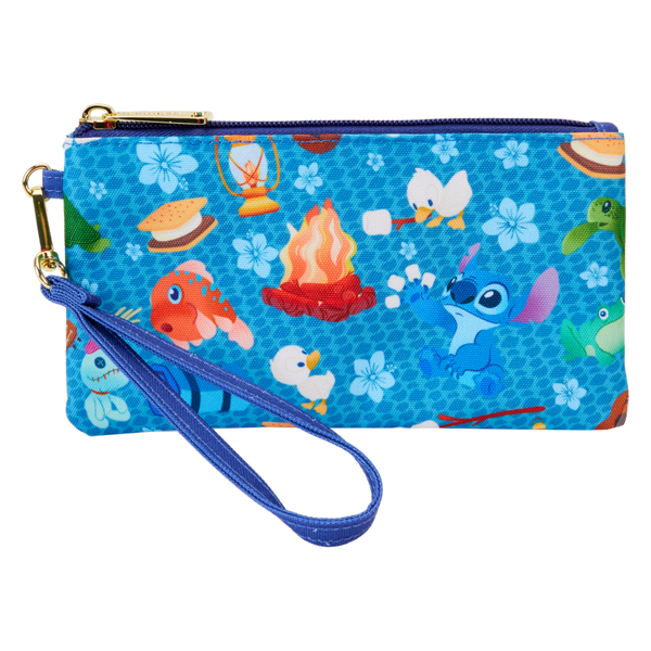 Lilo & Stitch - Camping Cuties All-Over-Print Nylon Wristlet