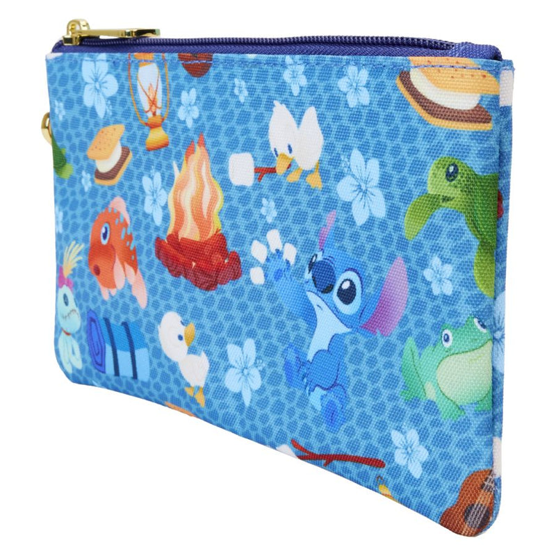 Lilo & Stitch - Camping Cuties All-Over-Print Nylon Wristlet