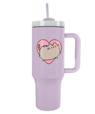 Pusheen - Heart 40oz Stainless Steel Tumbler