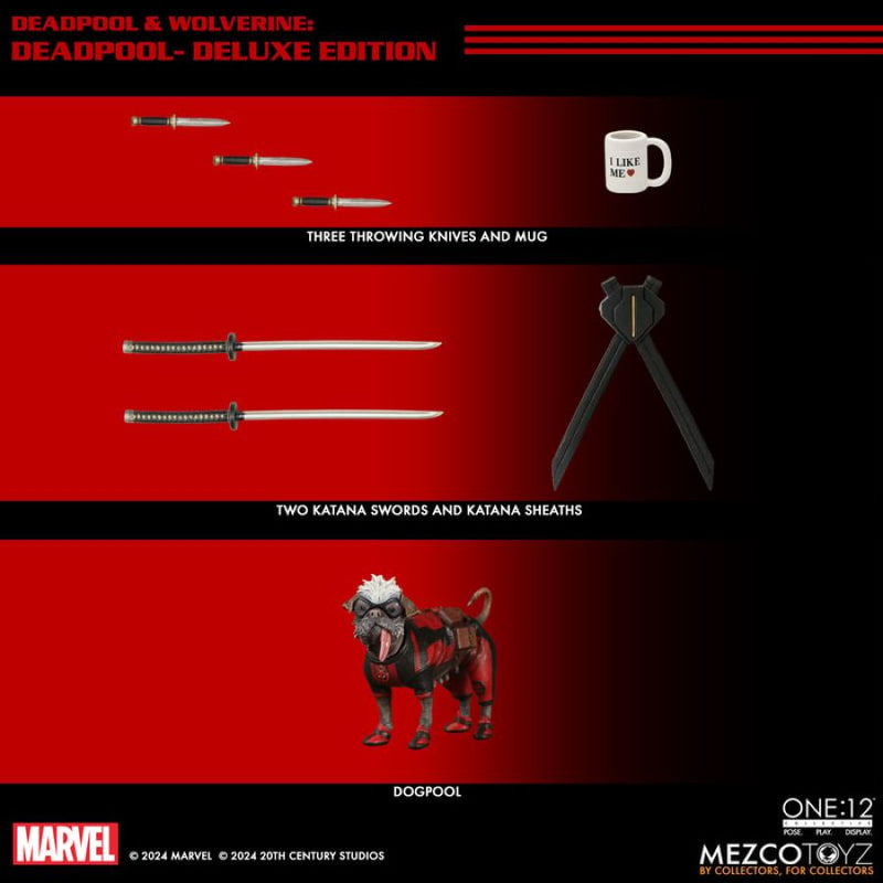 Deadpool & Wolverine - Deadpool with Dogpool One:12 Collective Action Figure