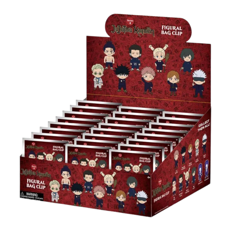 Jujutsu Kaisen - 3D Foam Bag Clips Blind Bag CDU (Series 4)