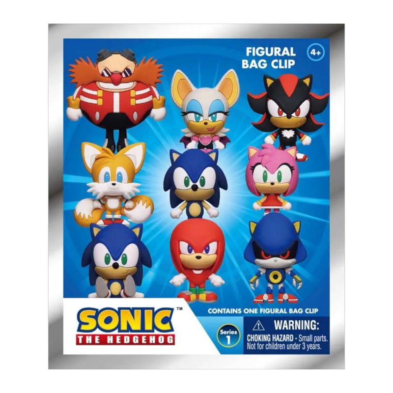 Sonic - 3D Figural Bag Clips Blind Bag