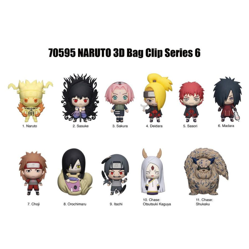 Naruto - 3D Figural Bag Clips (Series 6) Blind Bag