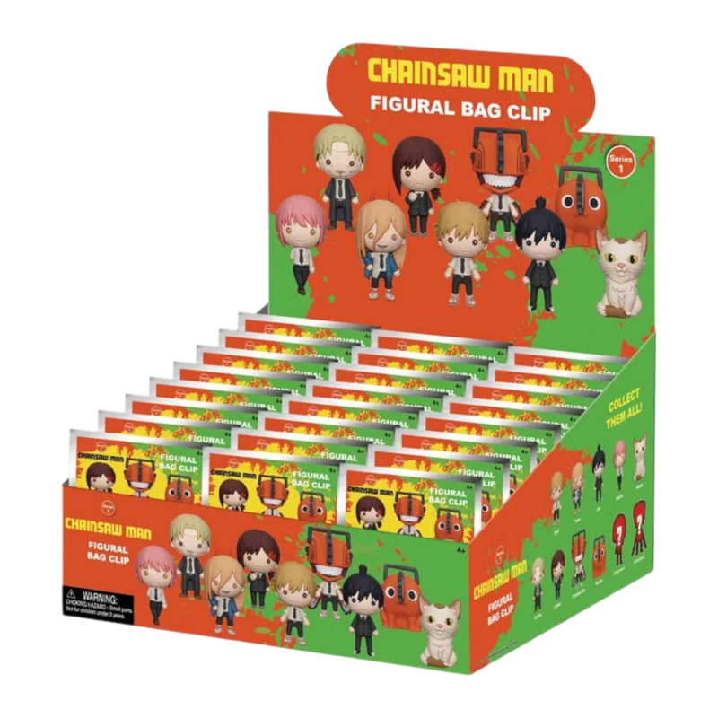 Chainsaw Man - 3D Foam Bag Clips Blind Bag CDU (Series 1)