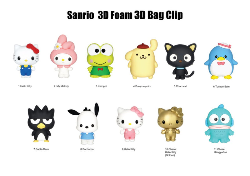 Hello Kitty - 3D PVC Figural Bag Clips Series 1 Blind Bag