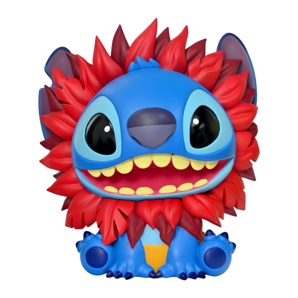 Lilo & Stitch - Stitch in Lion King Costume Figural PVC Bank