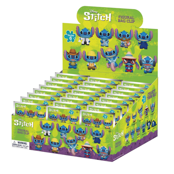 Lilo & Stitch - 3D Figural Bag Clips (Series 6) Blind Bag