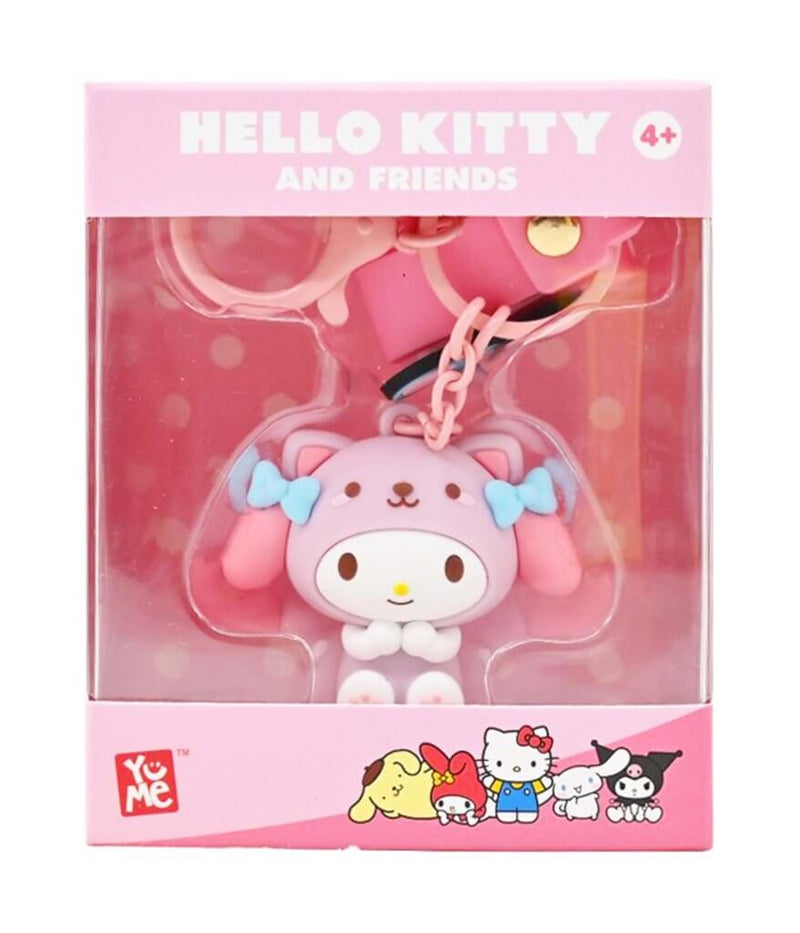 Sanrio - Hello Kitty and Friends Keychain with hand strap - Animals (Window Box)