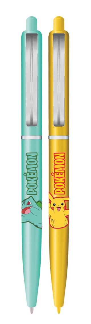 Pokemon - Yellow & Blue - 2 Pen Set