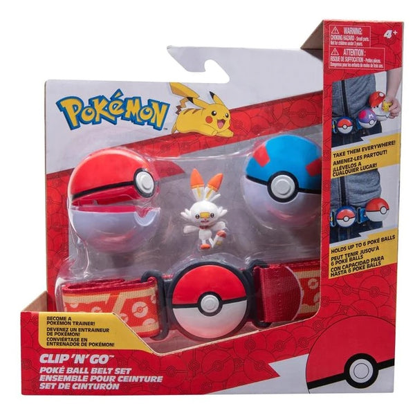 Pokemon Clip'N'Go Pokeball Belt Set