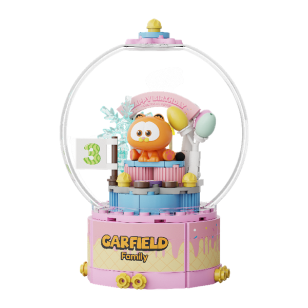 Garfield - Birthday Cake Crystal Ball Construction Set (115 pcs)