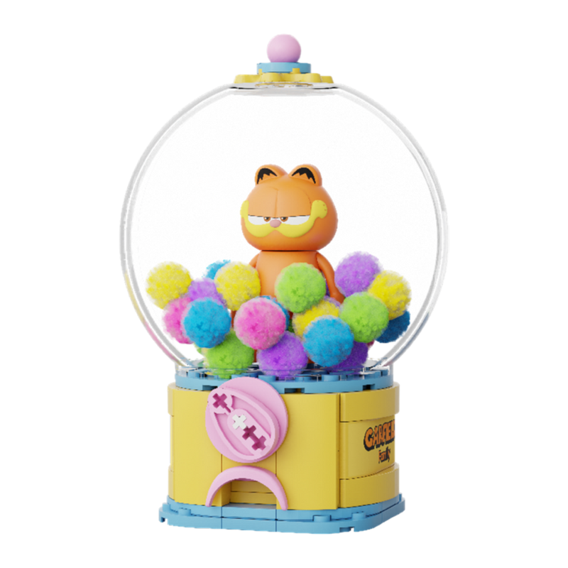 Garfield - Gumball Machine Crystal Ball Construction Set (128 pcs)