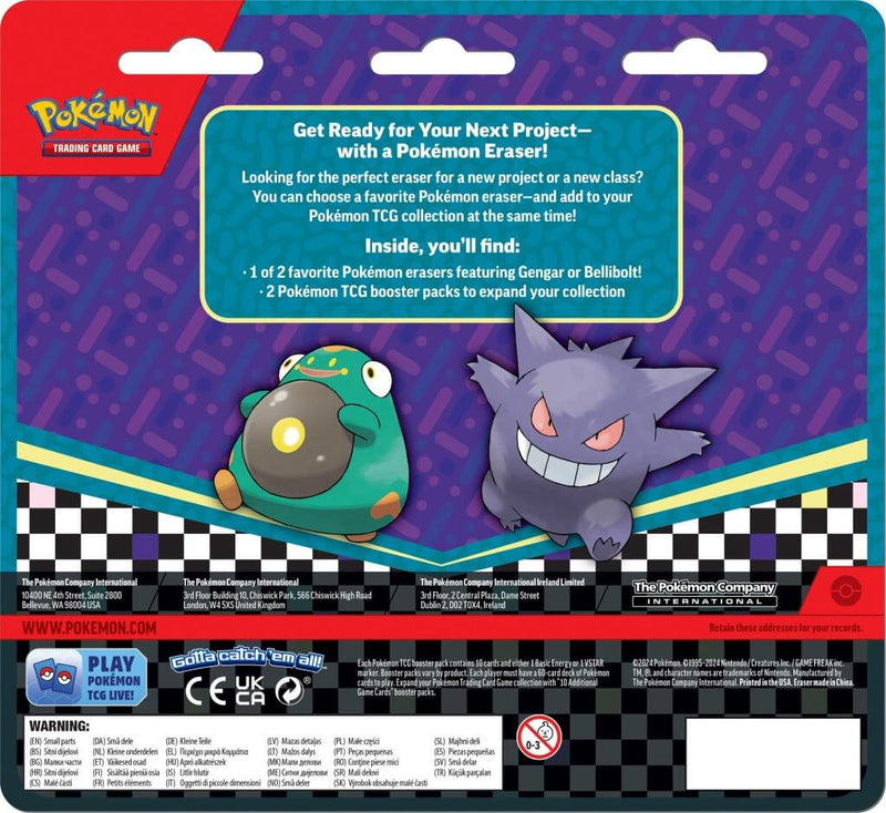 Pokémon TCG - Eraser Blister 2024