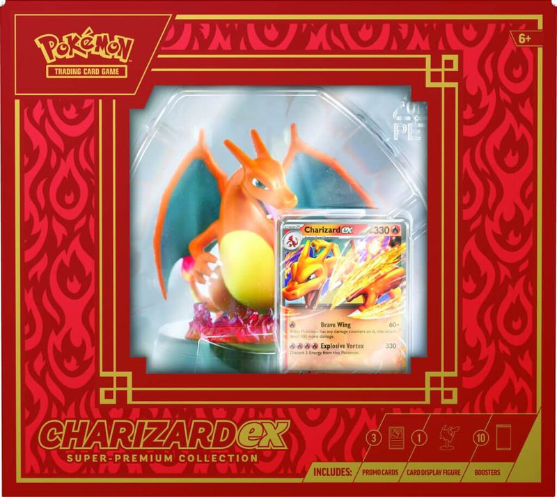 Pokémon TCG: Charizard ex Super - Premium Collection (with Figure)