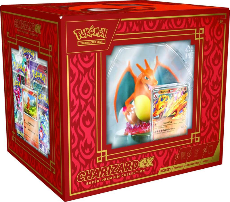 Pokémon TCG: Charizard ex Super - Premium Collection (with Figure)