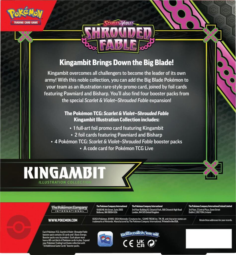 Pokémon TCG: Scarlet & Violet 6.5 Shrouded Fable Kingambit Illustration Collection