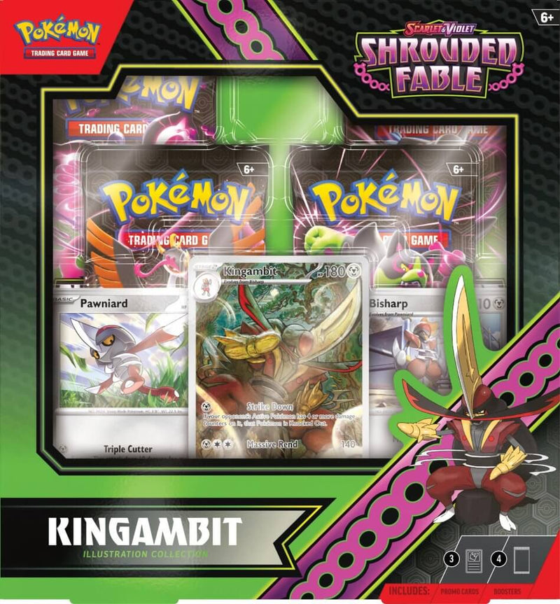 Pokémon TCG: Scarlet & Violet 6.5 Shrouded Fable Kingambit Illustration Collection