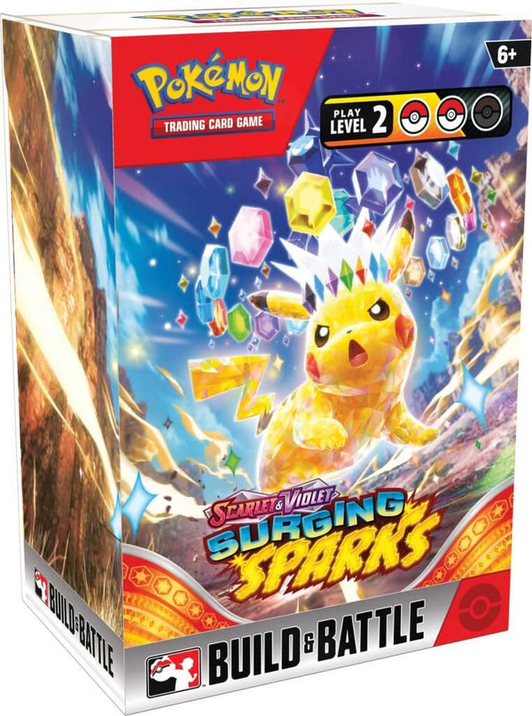 Pokémon TCG: Scarlet & Violet 8 Surging Sparks Build & Battle Box