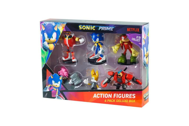 Sonic the Hedgehog - 7.5 cm Action Figures 6pk Deluxe Pack