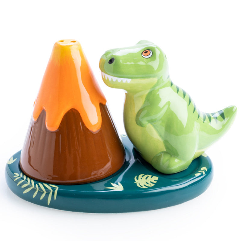 Flavour Mates T-Rex & Volcano Salt & Pepper Set