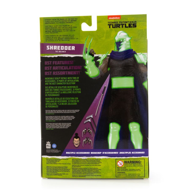 Teenage Mutant Ninja Turtles - Shredder "The Dreamer" BST AXN 1:15 Scale Glow Action Figure