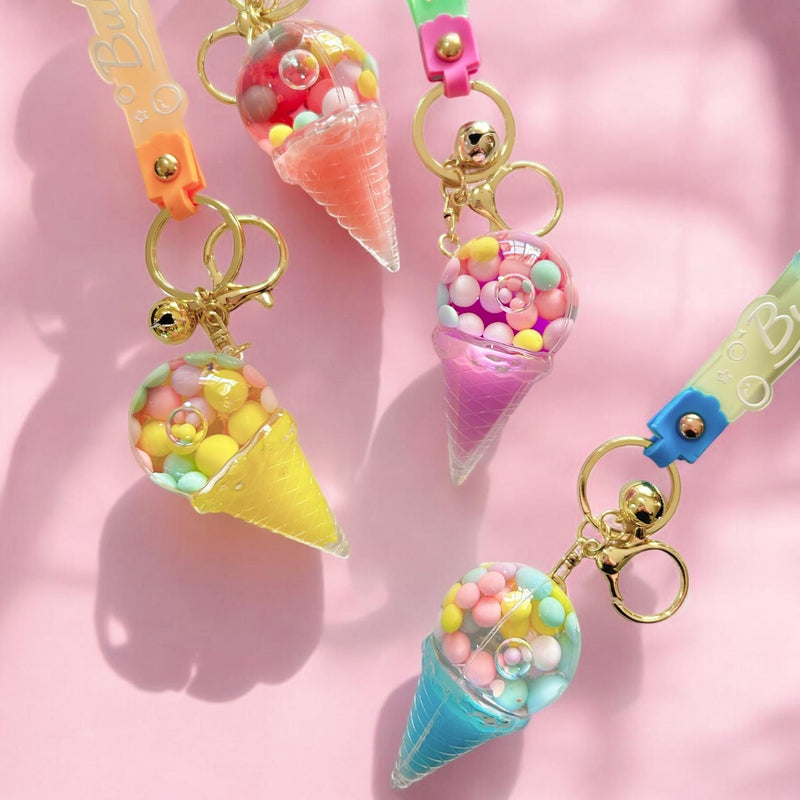 Bubble Tea Ice Cream Keychain Assortment