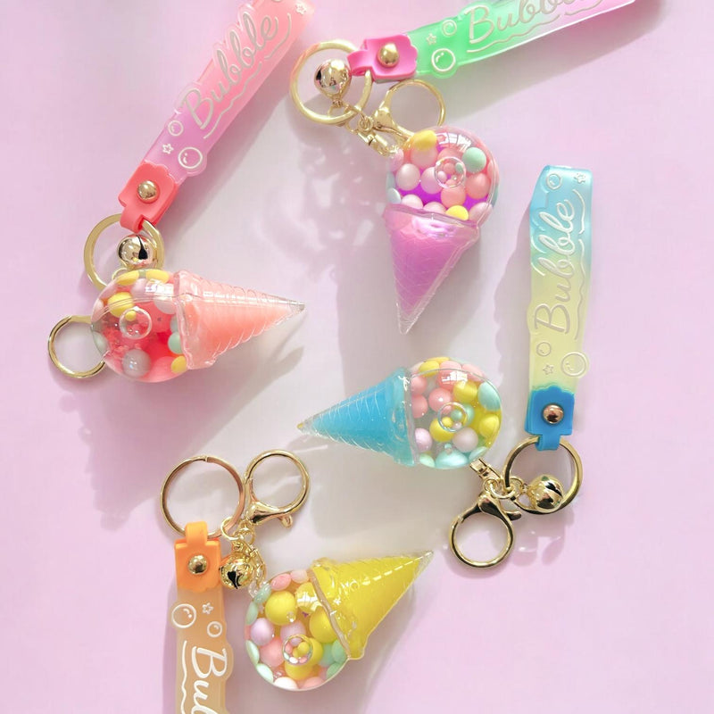 Bubble Tea Ice Cream Keychain Assortment