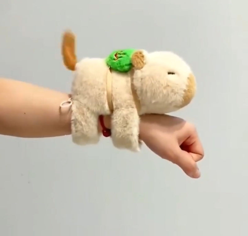 Capybara Wrist Hugger Plush Toy