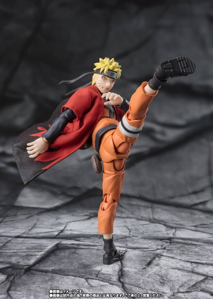 Naruto Shippuden - S.H.Figuarts - Naruto Uzumaki Action Figure [Sennin Mode]