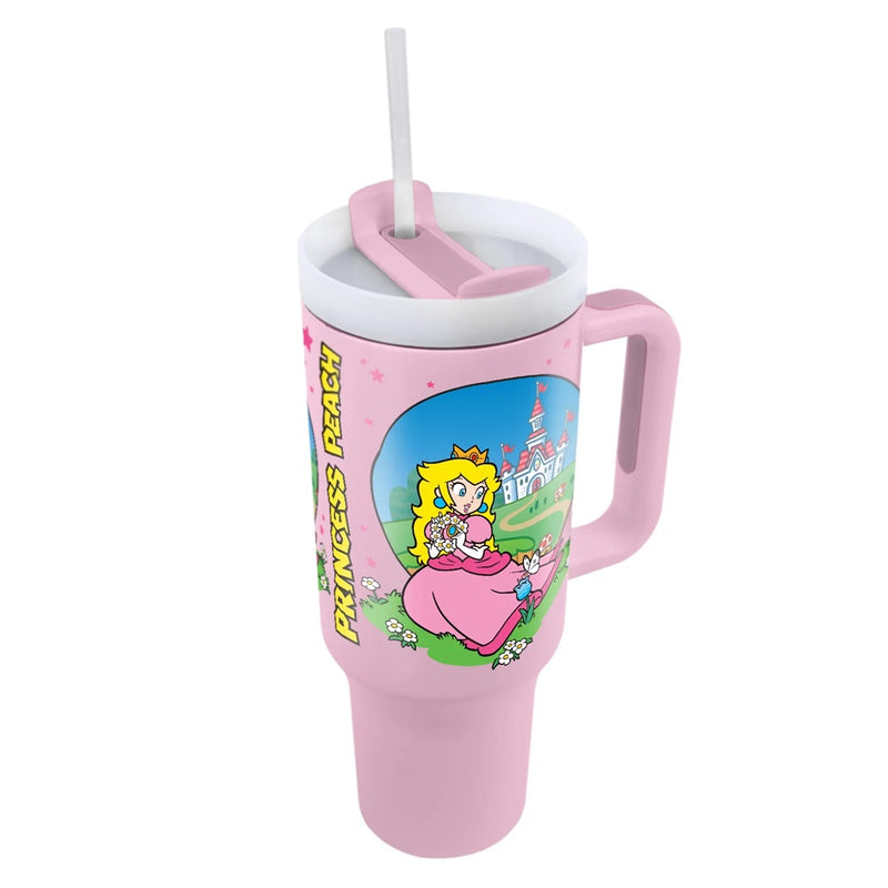 Super Mario - Peach - 40oz Stainless Steel Tumbler