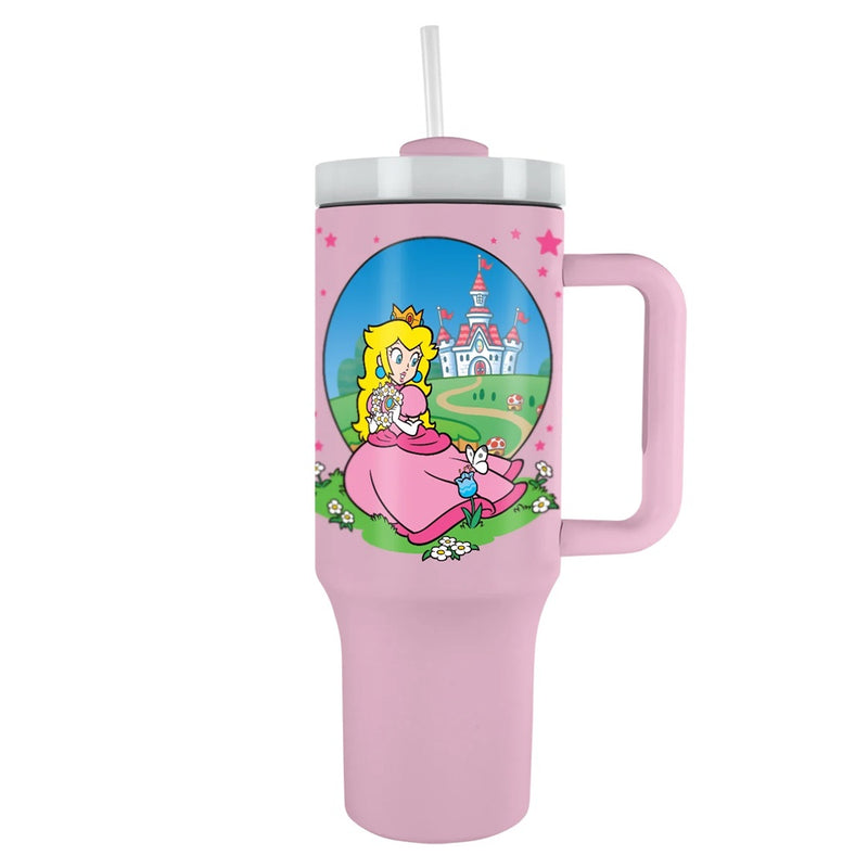 Super Mario - Peach - 40oz Stainless Steel Tumbler