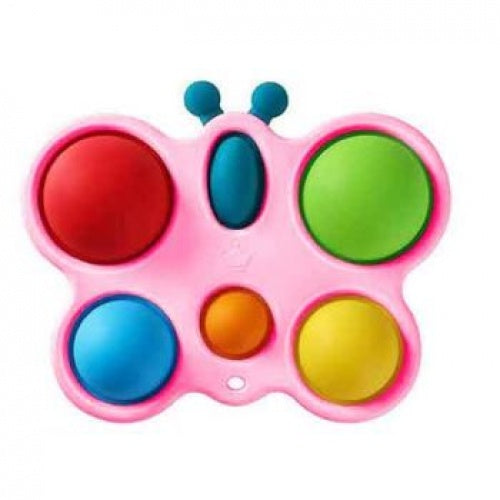 Sensory Fidget Toy Butterfly Shape Pink